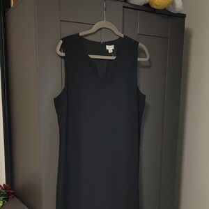 J. Crew Black Sheath Dress